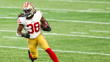 San Francisco 49ers running back JaMycal Hasty (Photo by Adam Glanzman/Getty Images)