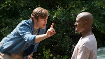 Seth Gilliam as Father Gabriel Stokes; group - The Walking Dead _ Season 8, Episode 11 - Photo Credit: Gene Page/AMC