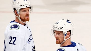 SUNRISE, FL - FEBRUARY 6: Brothers Daniel Sedin