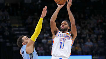 Isaiah Joe #11 of the Oklahoma City Thunder (Photo by Justin Ford/Getty Images)