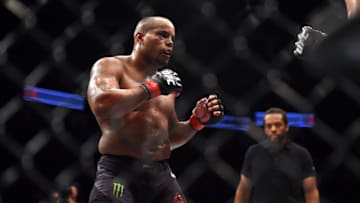 HOUSTON, TX - OCTOBER 03: Daniel Cormier faces Alexander Gustafsson in their UFC light heavyweight championship bout during the UFC 192 event at the Toyota Center on October 3, 2015 in Houston, Texas. (Photo by Jeff Bottari/Zuffa LLC/Zuffa LLC via Getty Images)