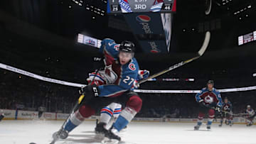 DENVER, CO - JANUARY 4: Ryan Graves #27 of the Colorado Avalanche skates against the New York Rangers at the Pepsi Center on January 4, 2019 in Denver, Colorado. The Avalanche defeated the Rangers 6-1. (Photo by Michael Martin/NHLI via Getty Images)