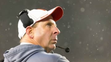 Nov 15, 2014; Madison, WI, USA; Nebraska Cornhuskers head coach Bo Pelini during the game against the Wisconsin Badgers at Camp Randall Stadium. Wisconsin won 59-24. Mandatory Credit: Jeff Hanisch-USA TODAY Sports