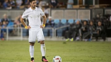 Sep 24, 2016; San Jose, CA, USA; Sporting Kansas City midfielder Benny Feilhaber (10) during the second half against the San Jose Earthquakes at Avaya Stadium. Sporting KC defeated the San Jose Earthquakes 2-1. Mandatory Credit: Kyle Terada-USA TODAY Sports