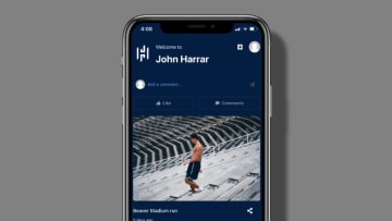 Penn State Basketball's John Harrar recently launched an NIL fan-direct app. (Image via The Press House)