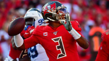 TAMPA, FLORIDA - DECEMBER 08: Jameis Winston #3 of the Tampa Bay Buccaneers throws a pass during the fourth quarter of a football game against the Indianapolis Colts at Raymond James Stadium on December 08, 2019 in Tampa, Florida. (Photo by Julio Aguilar/Getty Images)