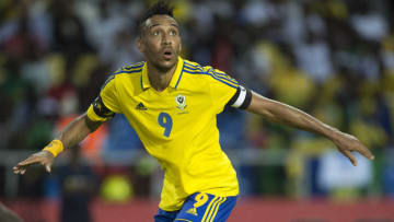 LIBREVILLE, GABON - JANUARY 18: Pierre Emerick Aubameyang of Gabon during the Group A match between Gabon and Burkina Faso at Stade de L'Amitie on January 18, 2017 in Libreville, Gabon. (Photo by Visionhaus/Corbis via Getty Images)
