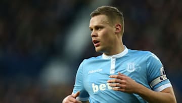 WEST BROMWICH, ENGLAND - FEBRUARY 04: Ryan Shawcross of Stoke City during the Premier League match between West Bromwich Albion and Stoke City at The Hawthorns on February 4, 2017 in West Bromwich, England. (Photo by Dave Thompson/Getty Images)