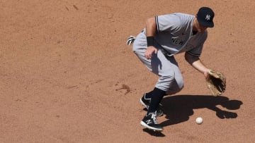 DJ LeMahieu, New York Yankees. (Photo by Patrick Smith/Getty Images)