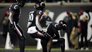 Cincinnati Bearcats wide receiver Tyler Scott during game against the East Carolina Pirates at Nippert Stadium.