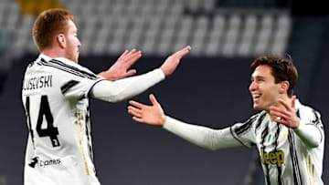 Juventus, Dejan Kulusevski, Federico Chiesa (Photo by ISABELLA BONOTTO/AFP via Getty Images)