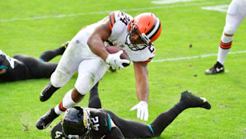 Browns Nick Chubb. (Photo by Julio Aguilar/Getty Images)