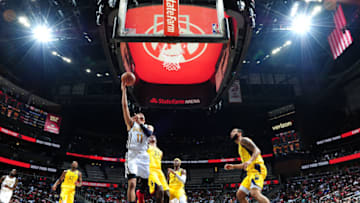 Trae Young #11 of the Atlanta Hawks (Photo by Scott Cunningham/NBAE via Getty Images)
