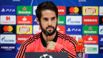 MADRID, SPAIN - OCTOBER 22: Isco of Real Madrid during the Training session Real Madrid at the Santiago Bernabeu on October 22, 2018 in Madrid Spain (Photo by David S. Bustamante/Soccrates /Getty Images)
