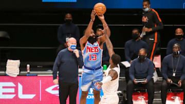 James Harden made his debut for the Brooklyn Nets with a strong showing in the Orlando Magic's loss. Mandatory Credit: Wendell Cruz-USA TODAY Sports