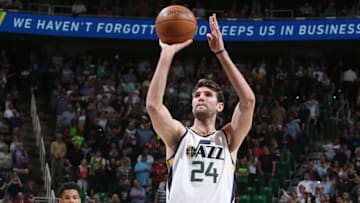 SALT LAKE CITY, UT - APRIL 12: Jeff Withey