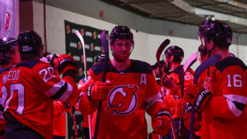 New Jersey Devils defenseman Dougie Hamilton (7): (Ed Mulholland-USA TODAY Sports)