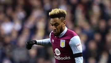 LEEDS, ENGLAND - DECEMBER 03: Jordan Amavi of Aston Villa during the Sky Bet Championship match between Leeds United v Aston Villa at Elland Road on December 3, 2016 in Leeds, England. (Photo by Daniel L Smith/Getty Images)