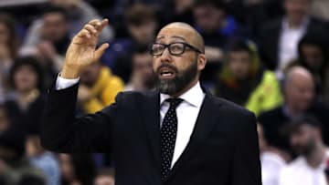 New York Knicks head coach David Fizdale during the NBA London Game 2019 at the O2 Arena, London. (Photo by Simon Cooper/PA Images via Getty Images)