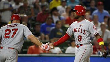 ARLINGTON, TX - SEPTEMBER 1: Mike Trout (Photo by Ron Jenkins/Getty Images)