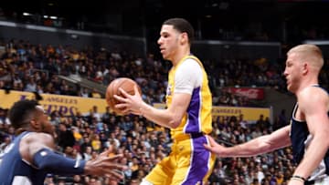 LOS ANGELES, CA - MARCH 13: Lonzo Ball