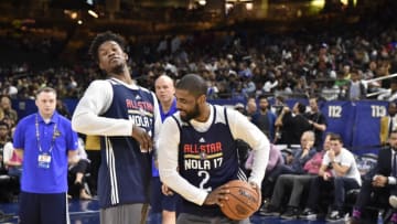 NEW ORLEANS, LA - FEBRUARY 18: Kyrie Irving
