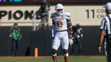 DeMarvion Overshown, Texas Football Mandatory Credit: Brett Rojo-USA TODAY Sports