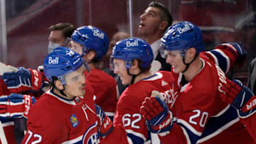 Oct 4, 2022; Montreal, Quebec, CAN; Montreal Canadiens defenseman Arber Xhekaj Mandatory Credit: Eric Bolte-USA TODAY Sports