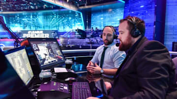 Jason "Moses" O'Toole (left) and Anders Blume cast at ELEAGUE. Photo Credit: Courtesy of Turner Sports.