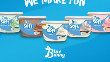 Soft scoopables, which are easy to scoop and deliciously soft straight from your freezer, will be available in Vanilla, Chocolate, Cookies & Cream, Strawberry and Mint Chocolate Chip, photo provided by Blue Bunny