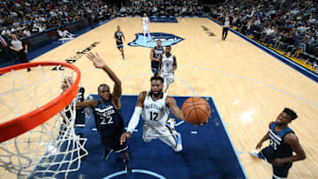 MEMPHIS, TN - DECEMBER 4: Tyreke Evans #12 of the Memphis Grizzlies shoots the ball during the game against the Minnesota Timberwolves on December 4, 2017 at FedEx Forum in Memphis, Tennessee. NOTE TO USER: User expressly acknowledges and agrees that, by downloading and/or using this photograph, user is consenting to the terms and conditions of the Getty Images License Agreement. Mandatory Copyright Notice: Copyright 2017 NBAE (Photo by Joe Murphy/NBAE via Getty Images)