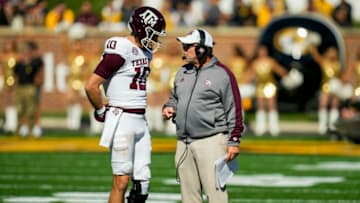 Zach Calzada, Texas A&M football Mandatory Credit: Jay Biggerstaff-USA TODAY Sports