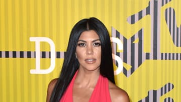 LOS ANGELES, CA - AUGUST 30: Kourtney Kardashian arrives to the 2015 MTV Video Music Awards at Microsoft Theater on August 30, 2015 in Los Angeles, California. (Photo by C Flanigan/Getty Images)