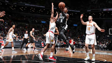 Brooklyn Nets Rondae Hollis-Jefferson. Notice: Copyright 2017 NBAE (Photo by Nathaniel S. Butler/NBAE via Getty Images)
