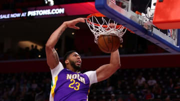 DETROIT, MI - FEBRUARY 12: Anthony Davis