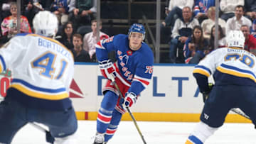NEW YORK, NY - OCTOBER 10: Brady Skjei