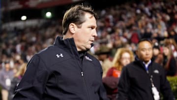 Head coach Will Muschamp of the South Carolina Gamecocks. (Photo by Jacob Kupferman/Getty Images)