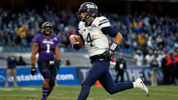 NEW YORK, NY - DECEMBER 28: Quarterback Nathan Peterman