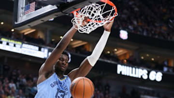 OKC Thunder - Grizzlies preview: Grizzlies forward Jaren Jackson Jr. (13) dunks the ball: Rob Gray-USA TODAY Sports