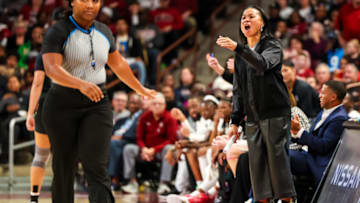 South Carolina basketball coach Dawn Staley. Mandatory Credit: Jeff Blake-USA TODAY Sports