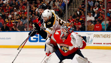 SUNRISE, FL - MARCH 15: Goaltender James Reimer