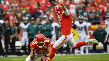 KANSAS CITY, MO - SEPTEMBER 17: Kicker Cairo Santos