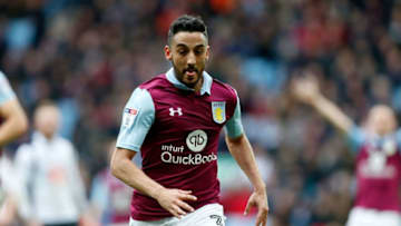 BIRMINGHAM, ENGLAND - FEBRUARY 25: Neil Taylor of Aston Villa in action during the Sky Bet Championship match between Aston Villa and Derby County at Villa Park on February 25, 2017 in Birmingham, England. (Photo by Malcolm Couzens/Getty Images)