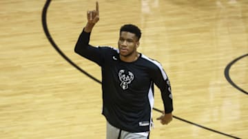 Giannis Antetokounmpo Mandatory Credit: Troy Taormina-USA TODAY Sports