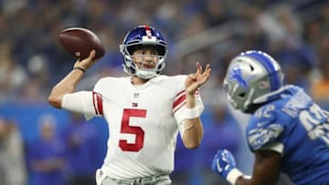 New York Giants. Davis Webb (Photo by Gregory Shamus/Getty Images)