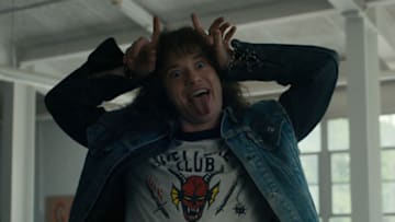 STRANGER THINGS. Joseph Quinn as Eddie Munson in STRANGER THINGS. Cr. Courtesy of Netflix © 2022