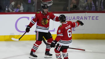 Chicago Blackhawks. Mandatory Credit: David Banks-USA TODAY Sports