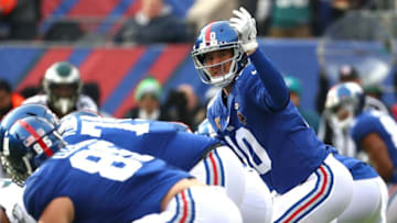 Eli Manning, New York Giants. (Photo by Al Bello/Getty Images)