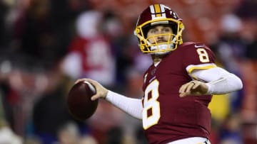 LANDOVER, MD - NOVEMBER 23: Quarterback Kirk Cousins (Photo by Patrick McDermott/Getty Images)