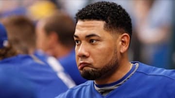 Jun 26, 2013; St. Petersburg, FL, USA; Toronto Blue Jays left fielder Melky Cabrera (53) against the Tampa Bay Rays at Tropicana Field. Mandatory Credit: Kim Klement-USA TODAY Sports